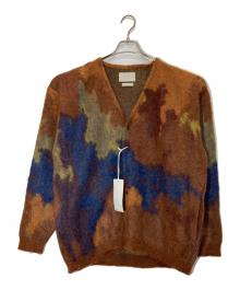 YOKE（ヨーク）の古着「STILL JACQUARD CARDIGAN」｜ブラウン