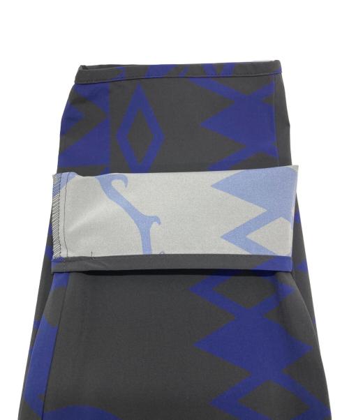 South2 West8（サウスツー ウエストエイト）south2 west8 (サウスツー ウエストエイト) 総柄パンツ グレー×ブルー サイズ:Ⅿの古着・服飾アイテム