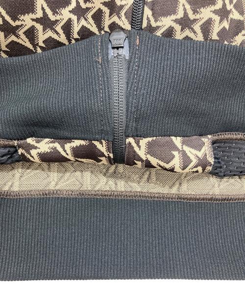 Needles（ニードルズ）Needles (ニードルズ) TRACK JACKET STAR ブラウン×ベージュ サイズ:Lの古着・服飾アイテム