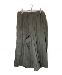 s'yte（サイト）の古着「COTTON TWILL CARGO CULOTTE PANTS」｜オリーブ