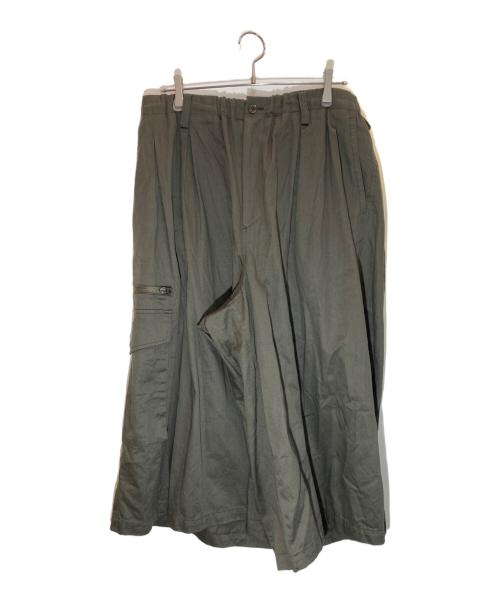 s'yte（サイト）s'yte (サイト) COTTON TWILL CARGO CULOTTE PANTS オリーブ サイズ:3の古着・服飾アイテム