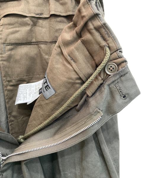 s'yte（サイト）s'yte (サイト) COTTON TWILL CARGO CULOTTE PANTS オリーブ サイズ:3の古着・服飾アイテム