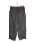 s'yte (サイト) Double Gauze Single Cargo Pocket Pants グレー サイズ:2：14000円