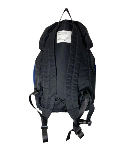 A.P.C.（アーペーセー）A.P.C. (アーペーセー) SAC A DOS TREK ブラック×ブルー サイズ:-の古着・服飾アイテム