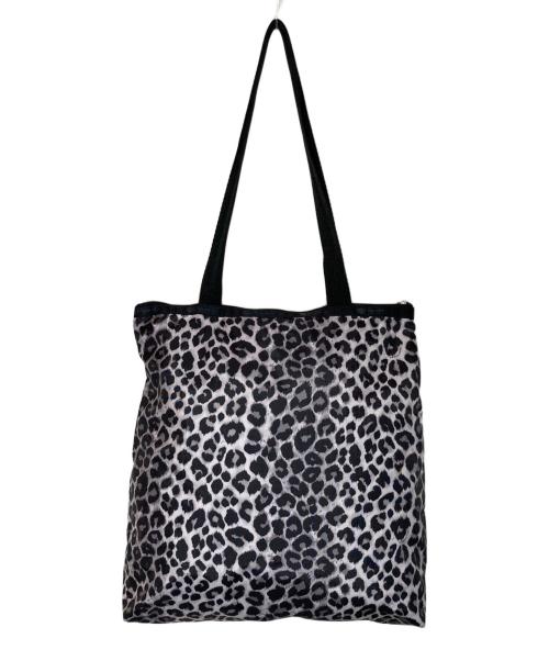 LeSportsac（レスポートサック）LeSportsac (レスポートサック) VERTICAL CITY TOTE ホワイト×ブラック サイズ:-の古着・服飾アイテム