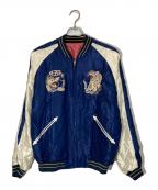 テーラー東洋テーラートウヨウ）の古着「Mid 1950s Style Acetate Souvenir Jacket」｜ピンク×ブルー