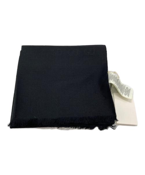 GUCCI（グッチ）GUCCI (グッチ) ウールシルクGGストール ブラックの古着・服飾アイテム