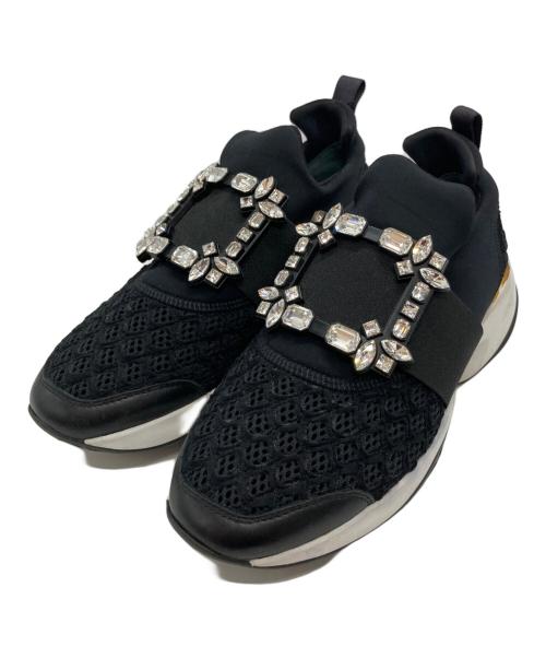 Roger Vivier（ロジェ ヴィヴィエ）Roger Vivier (ロジェ ヴィヴィエ) ヴィヴ ランストラス バックル ブラック サイズ:36の古着・服飾アイテム