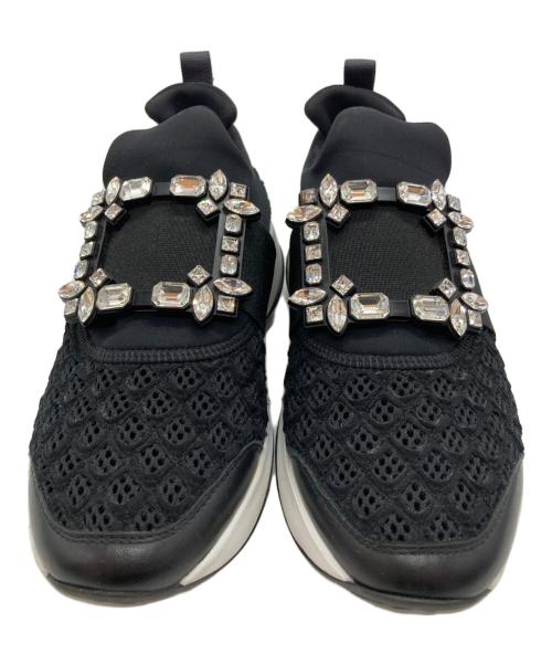 Roger Vivier（ロジェ ヴィヴィエ）Roger Vivier (ロジェ ヴィヴィエ) ヴィヴ ランストラス バックル ブラック サイズ:36の古着・服飾アイテム