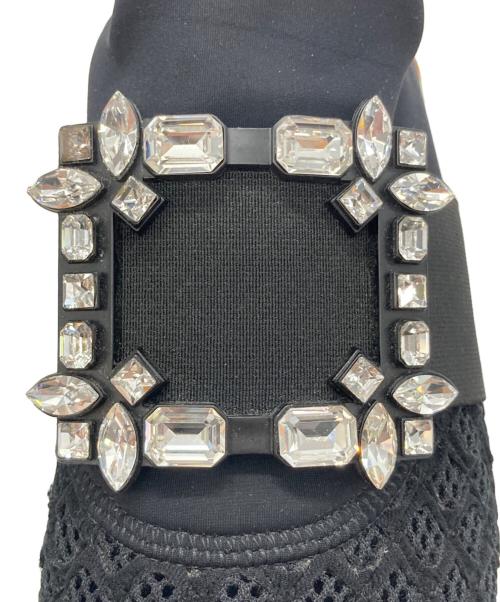 Roger Vivier（ロジェ ヴィヴィエ）Roger Vivier (ロジェ ヴィヴィエ) ヴィヴ ランストラス バックル ブラック サイズ:36の古着・服飾アイテム