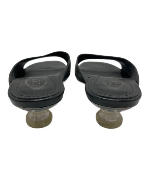 TOD'S（トッズ）TOD'S (トッズ) レザーミュール ブラック サイズ:SIZE 36の古着・服飾アイテム