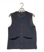LAVENHAM×JACKMANラベンハム×ジャックマン）の古着「ワッフルキルティングベスト」｜ネイビー