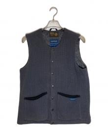 LAVENHAM×JACKMAN（ラベンハム×ジャックマン）の古着「ワッフルキルティングベスト」｜ネイビー