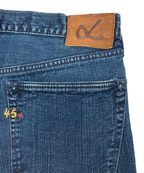 45R（フォーティファイブ・アール）45R (フォーティファイブ・アール) ロゴ刺繍デニムパンツ インディゴ サイズ:SIZE 30の古着・服飾アイテム