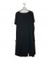 Y's (ワイズ) ドッキングカットソーワンピース ブラック サイズ:2：7000円
