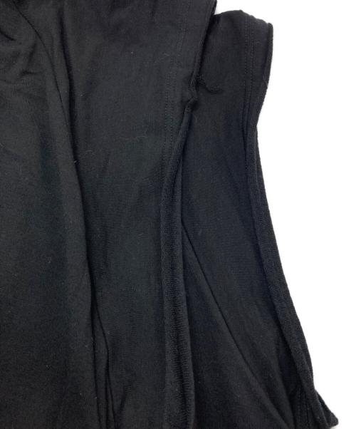 Y's（ワイズ）Y's (ワイズ) ドレープパーカーワンピース ブラック サイズ:SIZE 2の古着・服飾アイテム