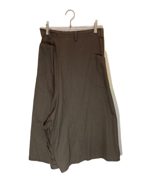 Y's（ワイズ）Y's (ワイズ) コットンワイドパンツ オリーブ サイズ:1の古着・服飾アイテム