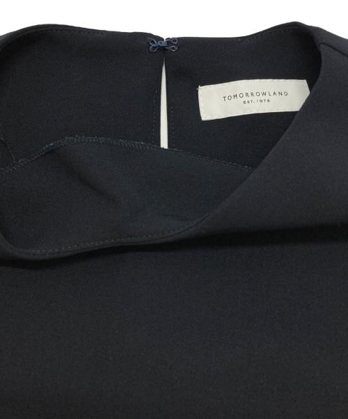 TOMORROW LAND（トゥモローランド）TOMORROW LAND (トゥモローランド) ドライダブルクロス クルーネックプルオーバー ネイビー サイズ:34の古着・服飾アイテム
