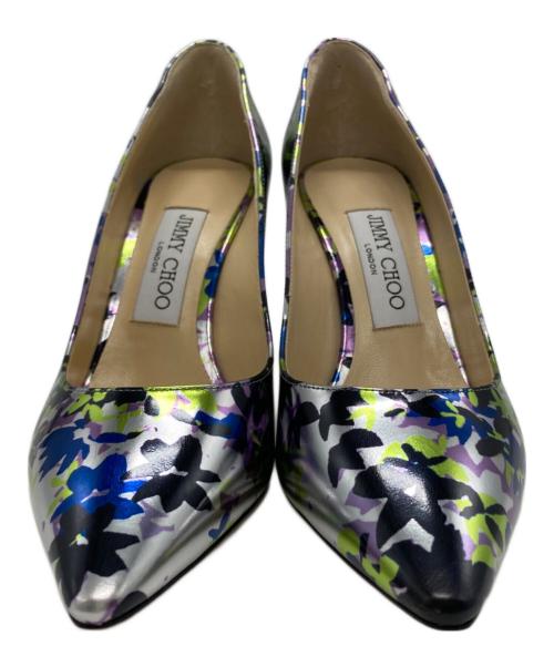 JIMMY CHOO（ジミーチュウ）JIMMY CHOO (ジミーチュウ) ROMY フローラルプリントパンプス マルチカラー サイズ:SIZE 36 1/2の古着・服飾アイテム