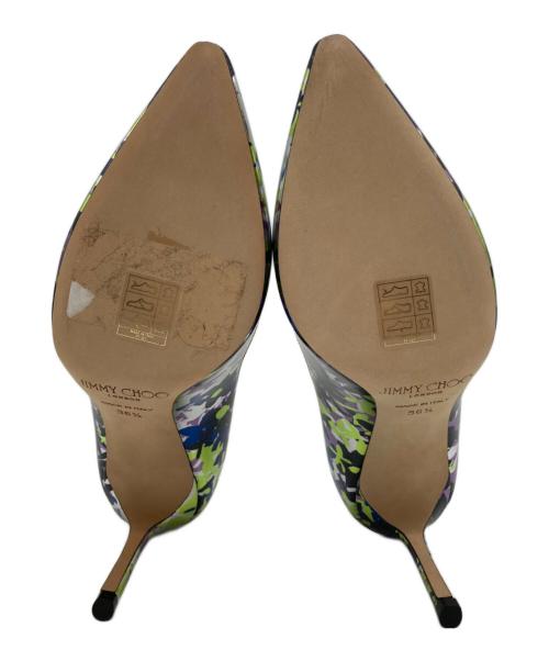 JIMMY CHOO（ジミーチュウ）JIMMY CHOO (ジミーチュウ) ROMY フローラルプリントパンプス マルチカラー サイズ:SIZE 36 1/2の古着・服飾アイテム