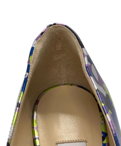 JIMMY CHOO（ジミーチュウ）JIMMY CHOO (ジミーチュウ) ROMY フローラルプリントパンプス マルチカラー サイズ:SIZE 36 1/2の古着・服飾アイテム