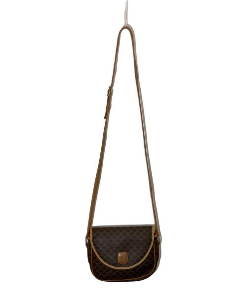 CELINE（セリーヌ）CELINE (セリーヌ) マカダム ショルダーバッグ ブラウン×ベージュ サイズ:-の古着・服飾アイテム