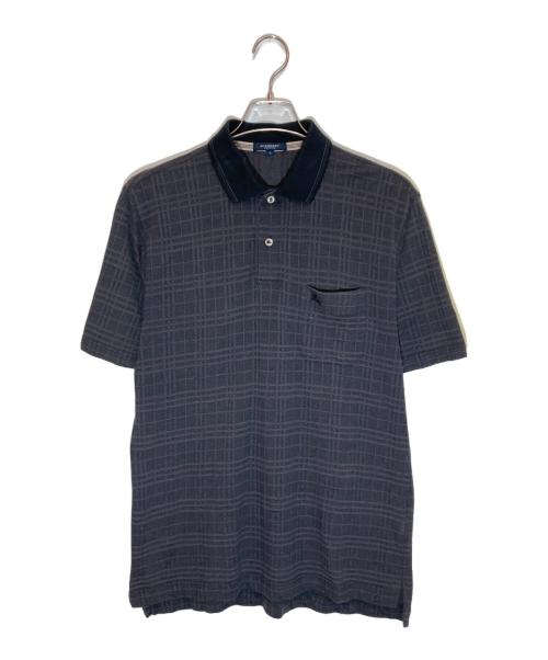 BURBERRY LONDON（バーバリーロンドン）BURBERRY LONDON (バーバリーロンドン) ポロシャツ ブラック サイズ:Lの古着・服飾アイテム
