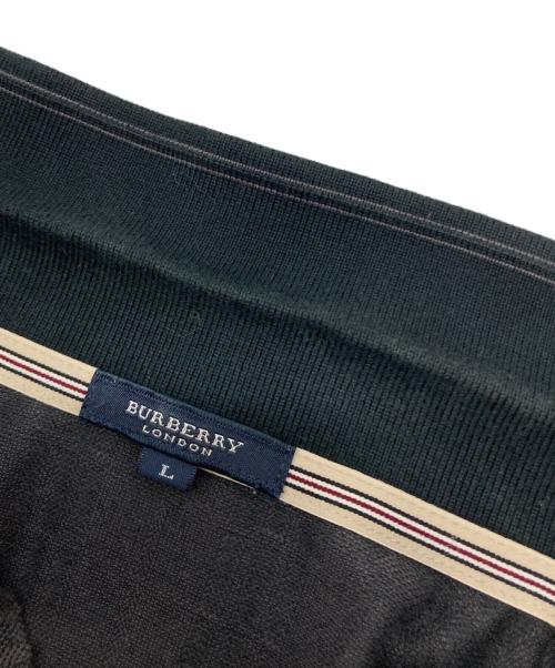 BURBERRY LONDON（バーバリーロンドン）BURBERRY LONDON (バーバリーロンドン) ポロシャツ ブラック サイズ:Lの古着・服飾アイテム