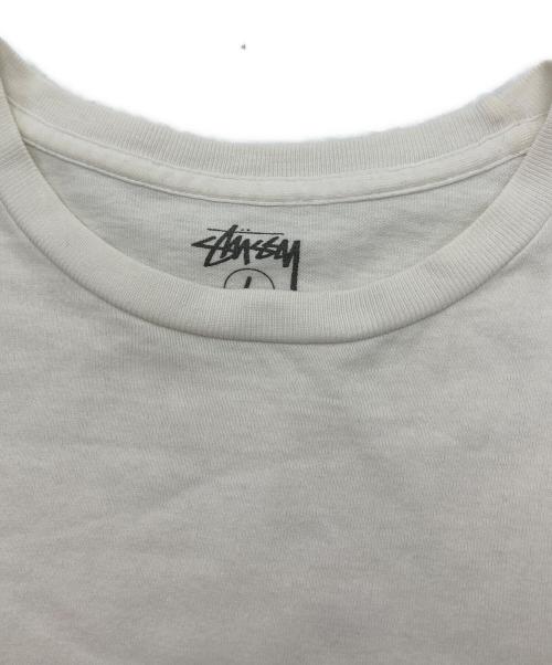 stussy（ステューシー）stussy (ステューシー) フォトTシャツ ホワイト サイズ:Lの古着・服飾アイテム
