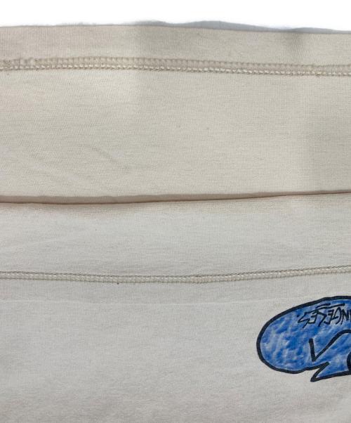 stussy（ステューシー）stussy (ステューシー) プリントTシャツ ベージュ サイズ:Ⅿの古着・服飾アイテム