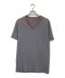 Maison Margiela（メゾンマルジェラ）の古着「エイズフロッキープリント VネックTシャツ」｜グレー