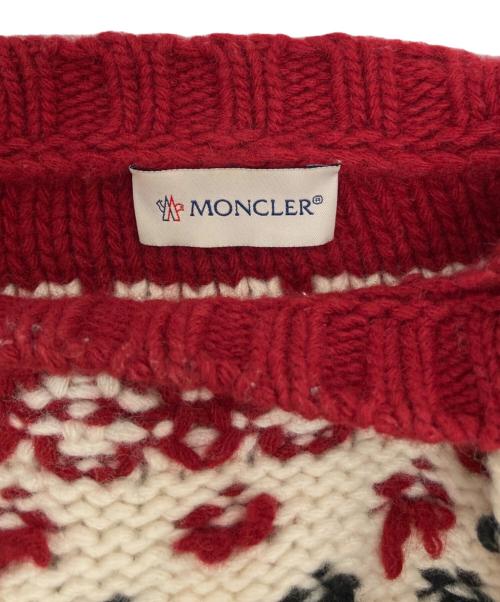 MONCLER（モンクレール）MONCLER (モンクレール) ノルディック柄編み ニット マルチカラー サイズ:Sの古着・服飾アイテム