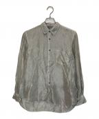 COMME des GARCONS SHIRTコムデギャルソンシャツ）の古着「製品染めシルクシャツ」｜グレー