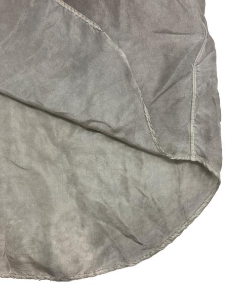 COMME des GARCONS SHIRT（コムデギャルソンシャツ）COMME des GARCONS SHIRT (コムデギャルソンシャツ) 製品染めシルクシャツ グレー サイズ:Sの古着・服飾アイテム