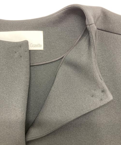 Whim Gazette（ウィムガゼット）Whim Gazette (ウィムガゼット) ペプラムダンボールジレ ブラック サイズ:SIZE Freeの古着・服飾アイテム