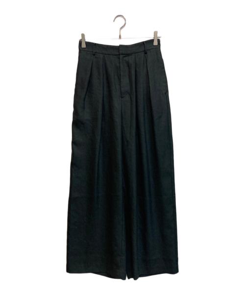 her（ハー）HER (ハー) リネンライクパンツ グレー サイズ:2の古着・服飾アイテム