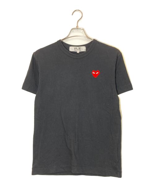 PLAY COMME des GARCONS（プレイコムデギャルソン）PLAY COMME des GARCONS (プレイコムデギャルソン) ワンポイントRed Heart Tシャツ ブラック サイズ:Ⅿの古着・服飾アイテム