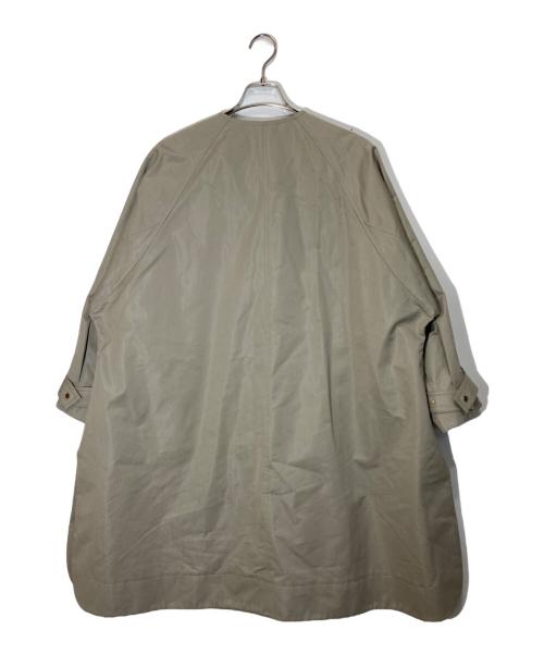 ebure（エブール）EBURE (エブール) ハイカウントコットンツイル コート ベージュ サイズ:36の古着・服飾アイテム