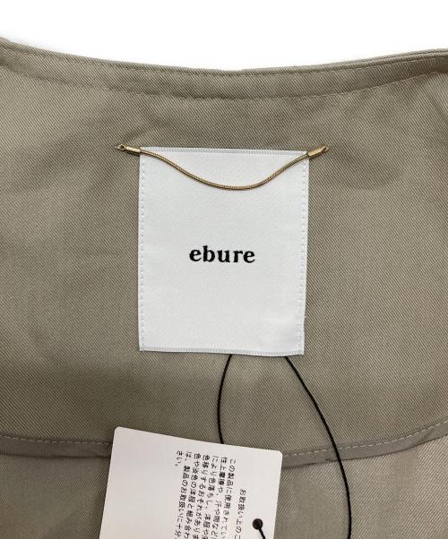 ebure（エブール）EBURE (エブール) ハイカウントコットンツイル コート ベージュ サイズ:36の古着・服飾アイテム