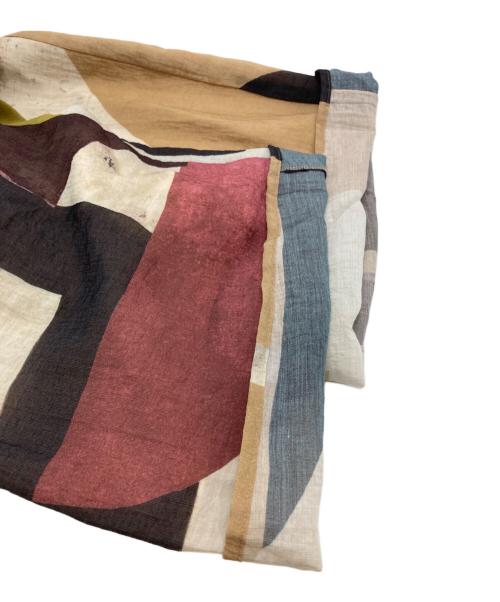 GALERIE VIE（ギャルリーヴィー）GALERIE VIE (ギャルリーヴィー) ジオメトリーエンブロイダリーワイドイージーパンツ マルチカラー サイズ:SIZE 36の古着・服飾アイテム