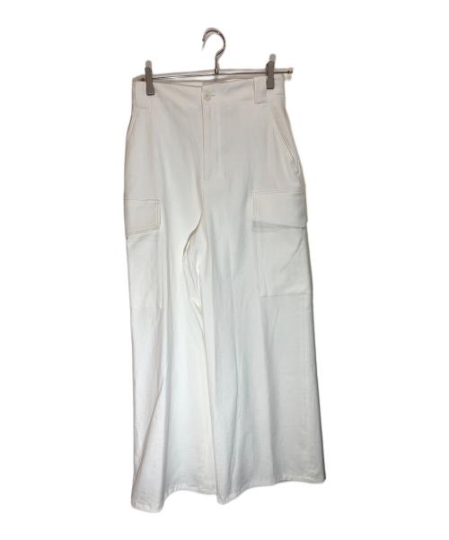 Curensology（カレンソロジー）Curensology (カレンソロジー) シェルタリングミリタリーパンツ ホワイト サイズ:38の古着・服飾アイテム