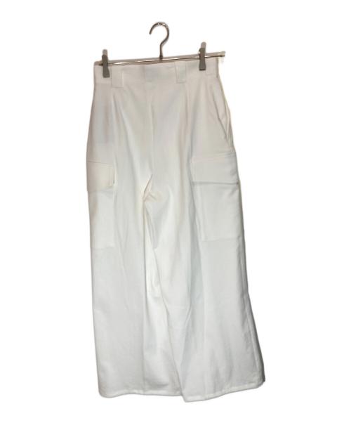 Curensology（カレンソロジー）Curensology (カレンソロジー) シェルタリングミリタリーパンツ ホワイト サイズ:38の古着・服飾アイテム