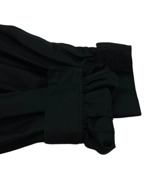 Christian Dior（クリスチャン ディオール）Christian Dior (クリスチャン ディオール) ラインストーンシルクブラウス ブラック サイズ:Lの古着・服飾アイテム