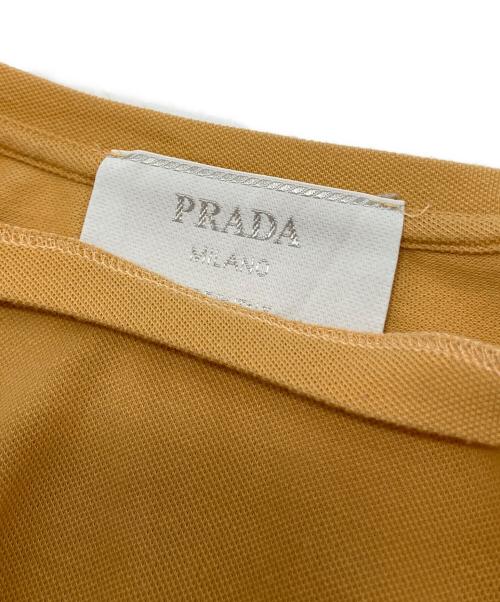 PRADA（プラダ）PRADA (プラダ) 半袖Tシャツ イエロー サイズ:Lの古着・服飾アイテム