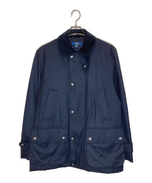POLO RALPH LAUREN（ポロ・ラルフローレン）POLO RALPH LAUREN (ポロ・ラルフローレン) ウールハンティングジャケット ネイビー サイズ:SIZE 38Sの古着・服飾アイテム