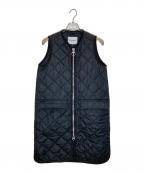 Barbour×UNITED ARROWSバブアー×ユナイテッドアローズ）の古着「別注キルティングロングジレ」｜ブラック