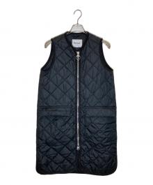 Barbour×UNITED ARROWS（バブアー×ユナイテッドアローズ）の古着「別注キルティングロングジレ」｜ブラック