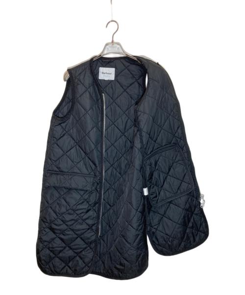 Barbour（バブアー）Barbour (バブアー) UNITED ARROWS (ユナイテッドアローズ) 別注キルティングロングジレ ブラック サイズ:SIZE 8の古着・服飾アイテム
