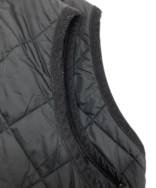 Barbour（バブアー）Barbour (バブアー) UNITED ARROWS (ユナイテッドアローズ) 別注キルティングロングジレ ブラック サイズ:SIZE 8の古着・服飾アイテム