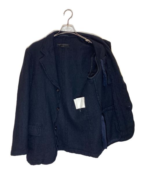COMME des GARCONS HOMME（コムデギャルソン オム）COMME des GARCONS HOMME (コムデギャルソン オム) ウールテーラードジャケット ネイビー サイズ:Ⅿの古着・服飾アイテム